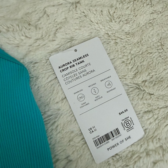 Athleta Aurora Seamless Crop Rib Tank - Picture 3 of 3